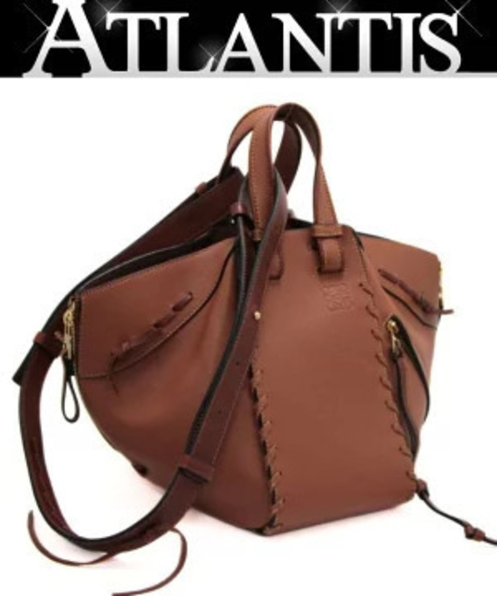 Loewe Hammock Bag Leather Brown